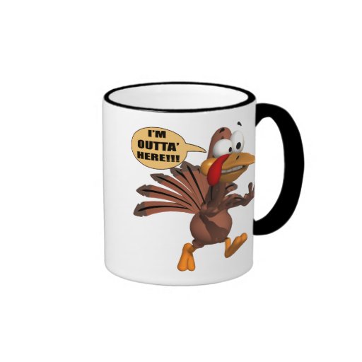 Mug - Running For Cover Turkey