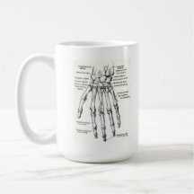 MUG: Skeleton Hand/Anatomy