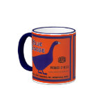 MUG ~ VINTAGE BLUE GOOSE APPLE CRATE LABEL