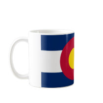 Mug with Flag of  Colorado State - USA