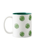 Mug with Mini Bismillah Motif (Green)