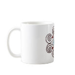 mug with original ying yang swirl design