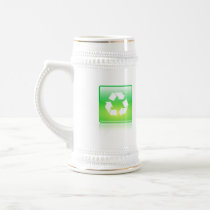 Mug with Recycle Icon Design