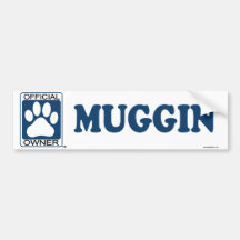 Muggin Blue Bumper Stickers