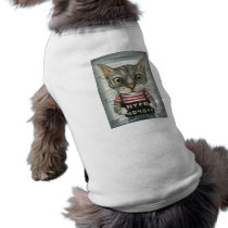 Mugshot of a cat felon dog tshirt