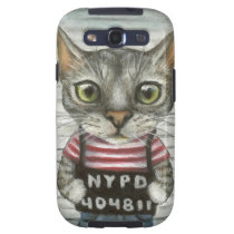 Mugshot of a cat felon casemate cases