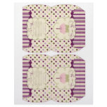Mulberry Dot Candy Box Template flyers