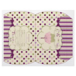 Mulberry Dot Popcorn Wrapper flyers
