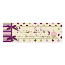 Mulberry Dot Skinny Business Card
