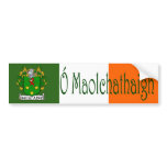 Mulcahy Clan Irish/English Flag Bumper Sticker