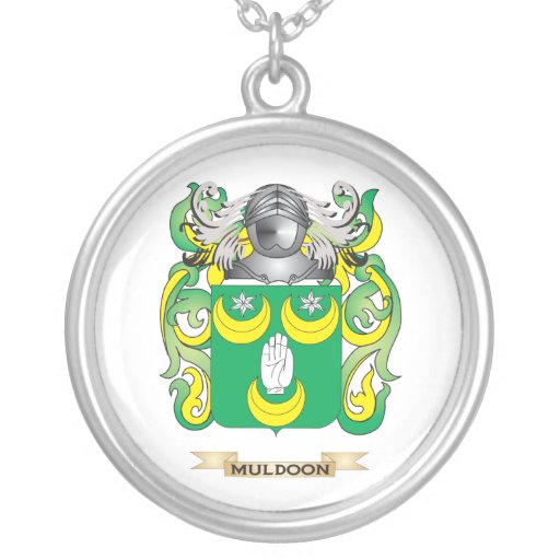 Muldoon Coat of Arms (Family Crest) Personalized Necklace