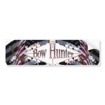 mule deer bow hunter bumper stickers