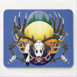 Mule deer skull mousepads