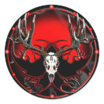 Mule deer skull stickers
