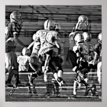 Mulit-exposure Football Poster