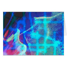 Muliti Colours Abstract Blank Card