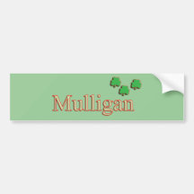 Mulligan Bumper Sticker
