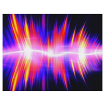 Mullticolored Abstract Audio Waveform