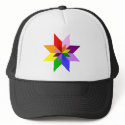 Multi-Color Star: Eight Point: hats