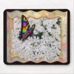 MULTI-COLORED WINGS-BUTTERFLY-MOUSEPAD