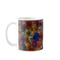multi-colour crystal mug