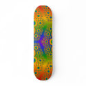 Multi-Colour Fractal: Vector Art: Skateboard
