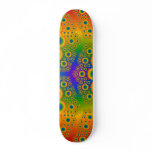 Multi-Colour Fractal: Vector Art: Skateboard