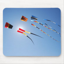 Multi Colour Long Tail Kites Mousepads