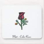 Multi - Colour Roses mousepads
