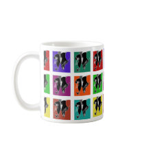 Multi-Colour Tap Grid Coffee Mugs