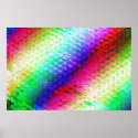 Multi coloured bubble wrap posters