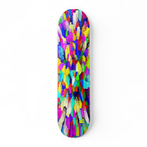 Multi-Coloured Crystalline Block Pattern