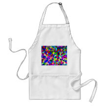 Multi-Coloured Crystals Pattern Aprons