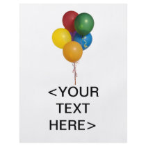 Multi Coloured Party Balloons Flyer