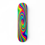 Multi-Coloured Rainbow Twirl skateboards