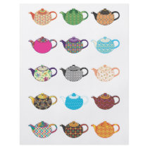 Multi-coloured Tea Kettles Personalised Flyer