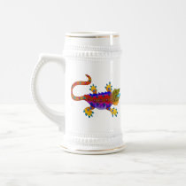 Multi Coloured Terror Lizard Coffee Mugs