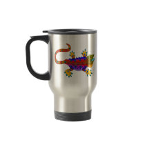 Multi Coloured Terror Lizard Coffee Mug