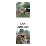 Multi Dinosaur Bookmark business cards