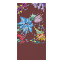 Multi-Flowers Photo Card
