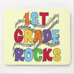 Multicolor 1st Grade Rocks Tshirts and Gifts Mouse Mats