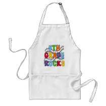 Multicolor 5th Grade Rocks T shirts and Gifts Apron
