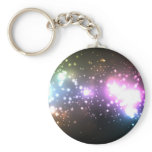 Multicolor Abstract Particles keychains