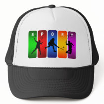 Multicolor Badminton Emblem