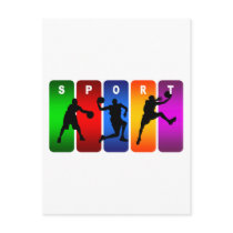 Multicolor Basketball Emblem