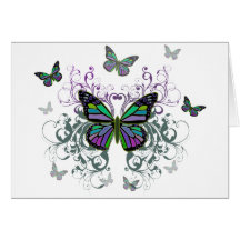 MultiColor Butterfly Cards