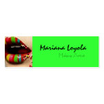 multicolor makeup cartoes de visita