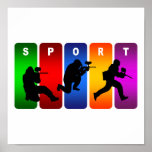 Multicolor Paintball Emblem