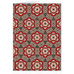 Multicolor pattern greeting card
