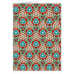 Multicolor pattern greeting card